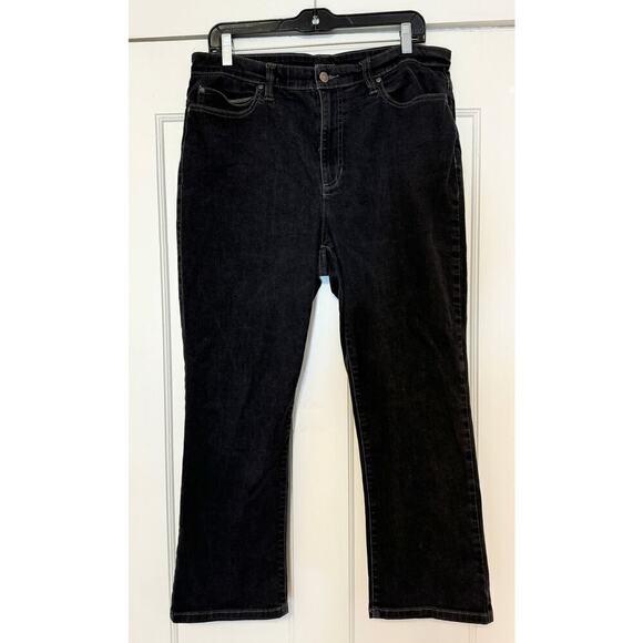 Eileen Fisher Organic Cotton Straight Leg Relaxed Fit Ankle Jeans Size 14 - Picture 1 of 4